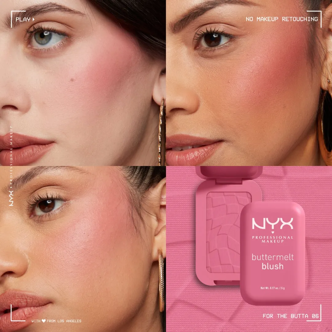 NYX Professional Makeup Buttermelt Blush For The Butta - 5g