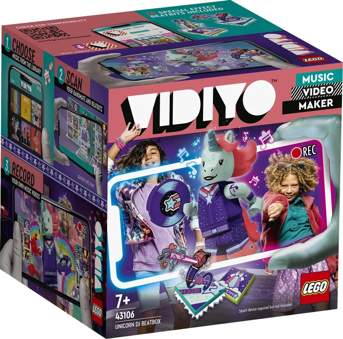 LEGO VIDIYO Unicorn DJ BeatBox 43106
