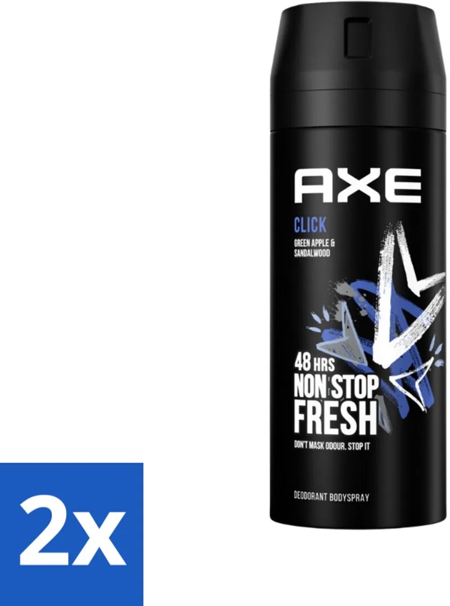 Axe Click Bodyspray 300ml (2x150ml)