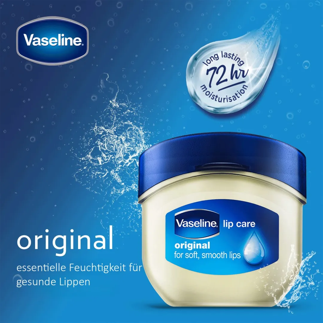 Vaseline Lip Therapy Lippenbalsem Original - 3x7g - afbeelding 6 van 6