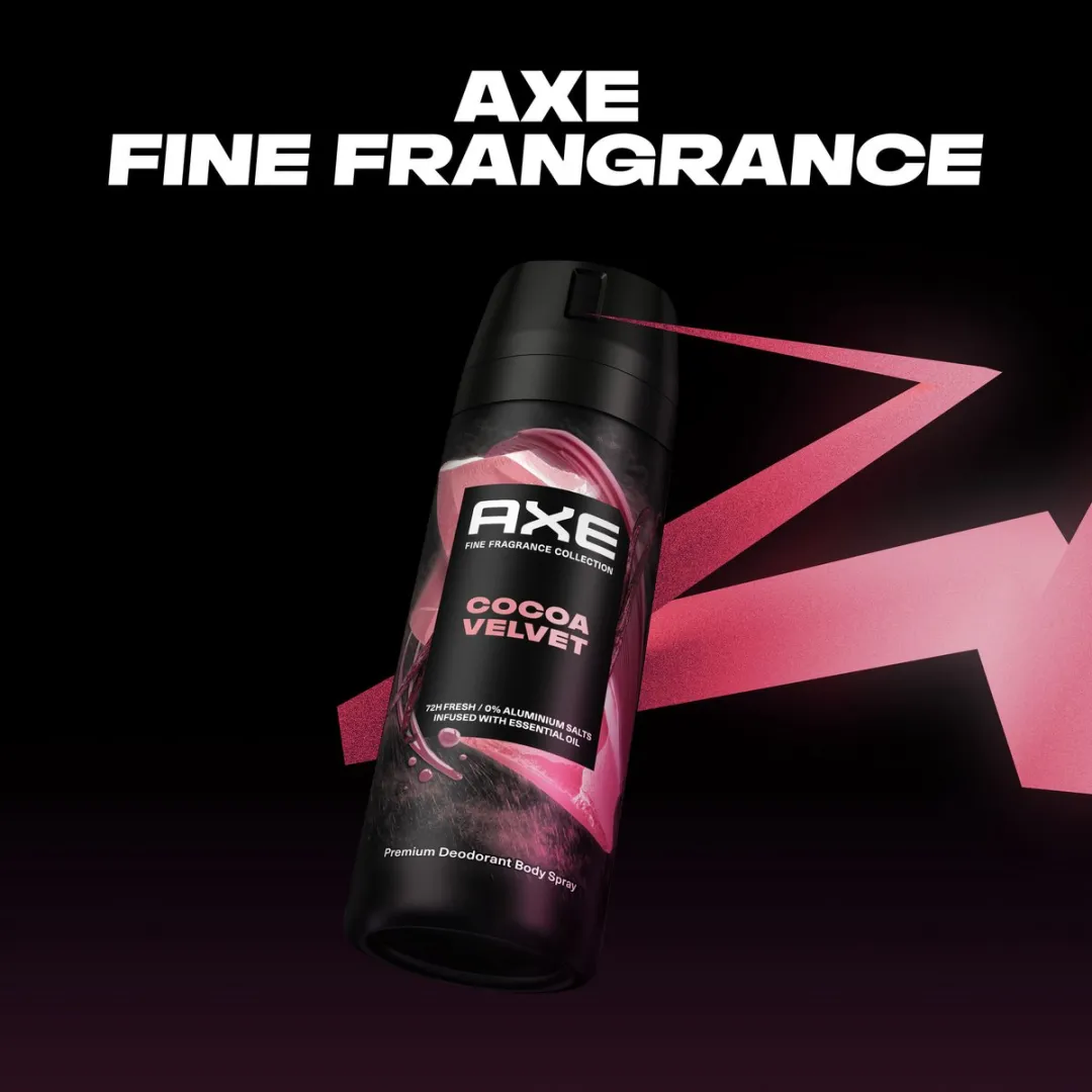 Axe Cocoa Velvet Bodyspray - 6x150ml