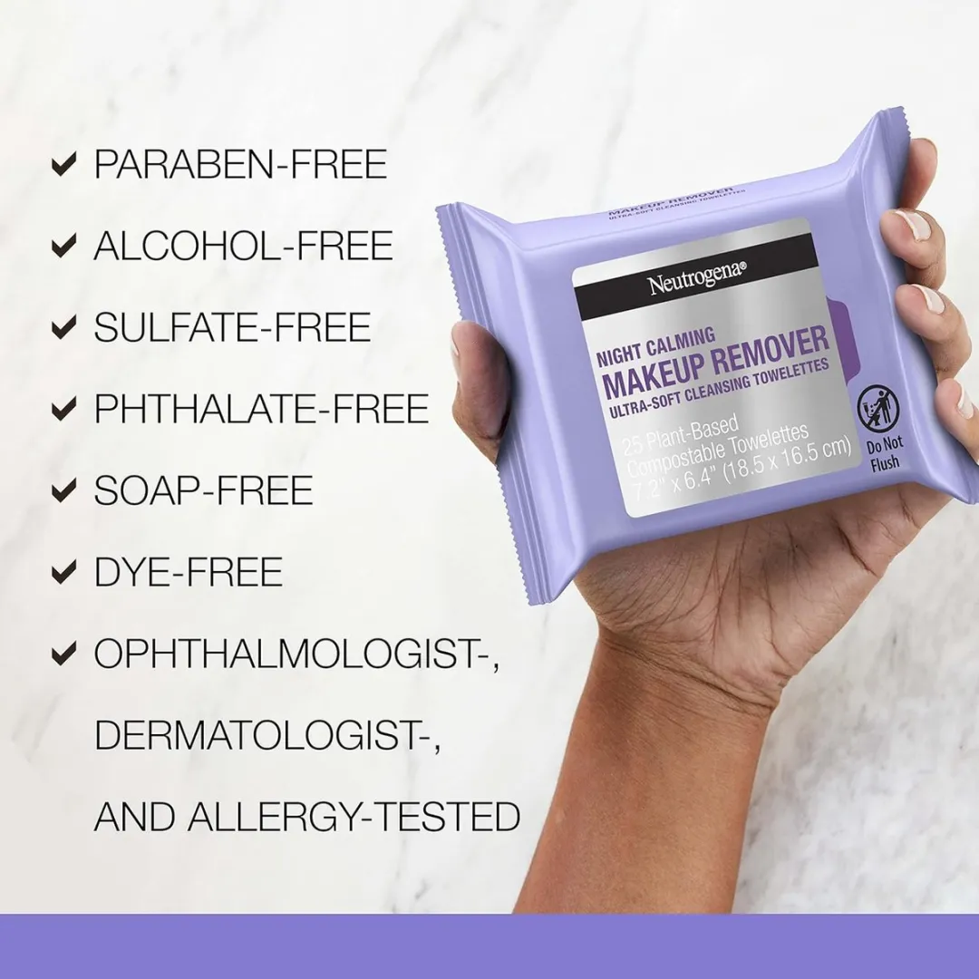 Neutrogena Makeup Remover Cleansing Towelettes - 25 Stuks