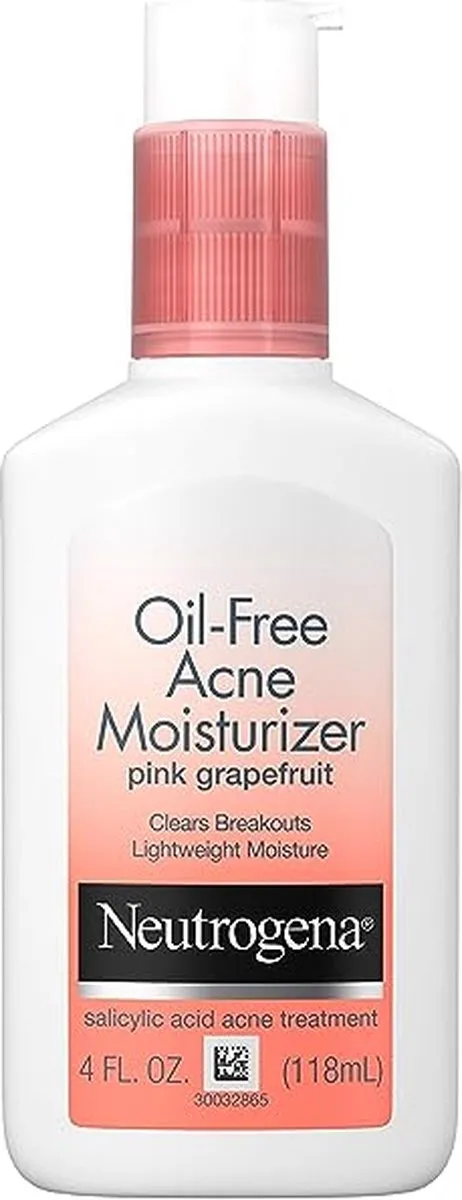 Neutrogena Oil-Free Acne Moisturizer Pink Grapefruit 118ml