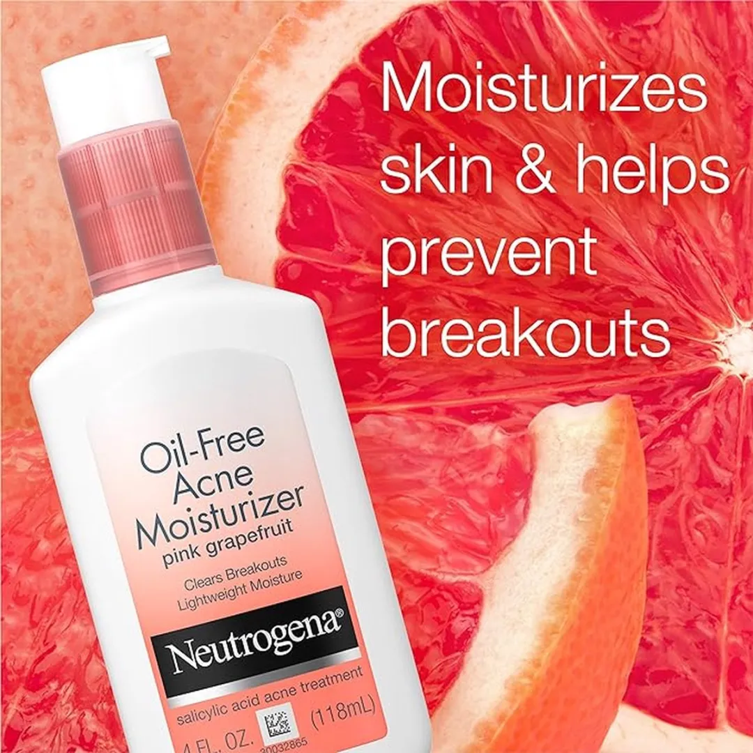 Neutrogena Oil-Free Acne Moisturizer Pink Grapefruit 118ml
