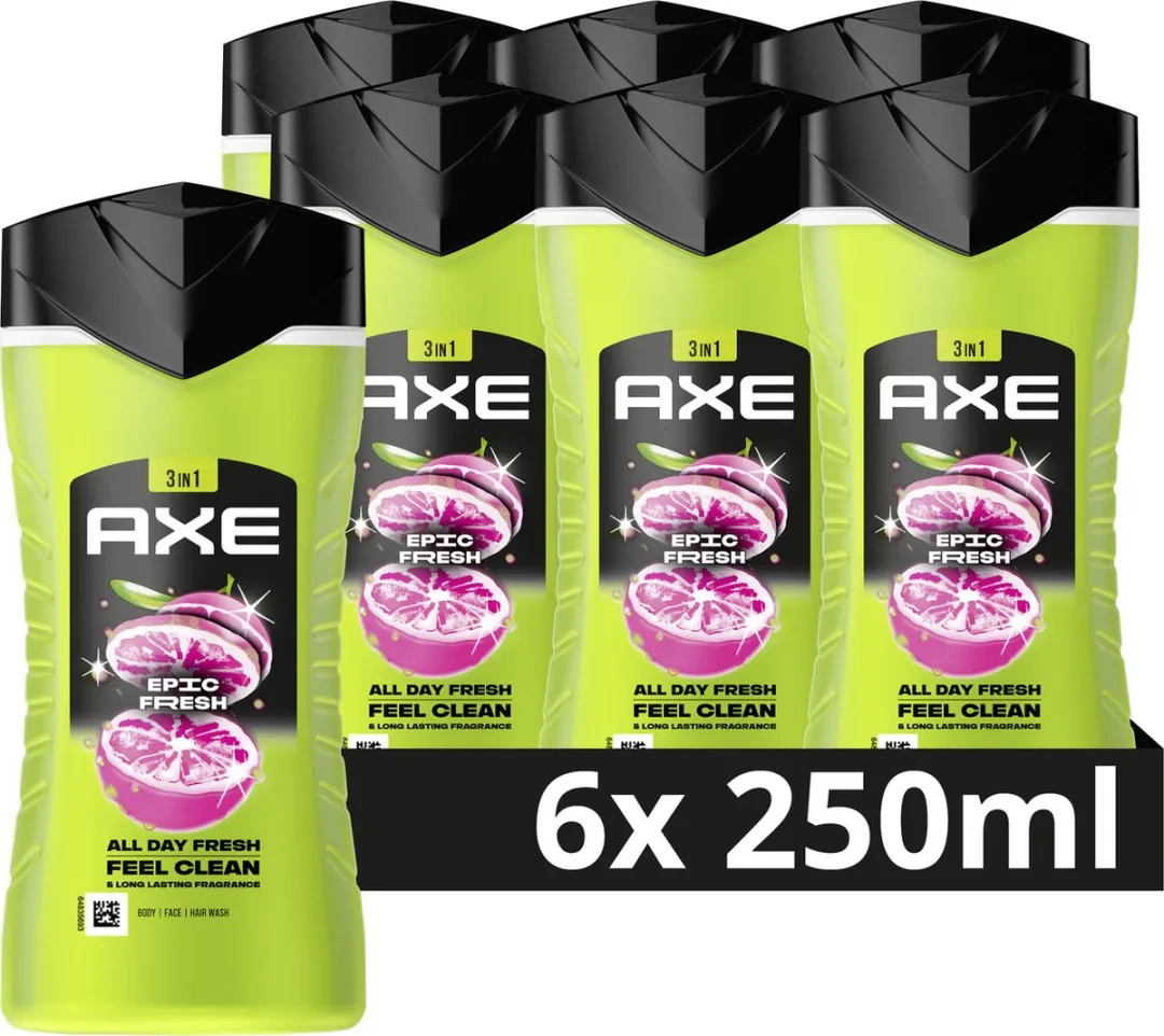 Axe EpiAXE 3-in-1 Douchegel - 6x250ml