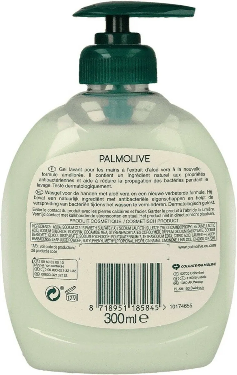 Palmolive Zeep Vloeibaar Mild Verzorgend 300ml