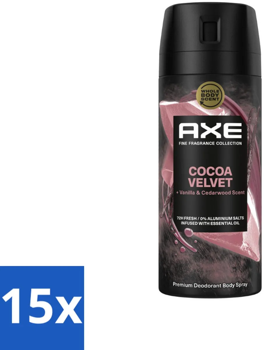 Axe Cocoa Velvet Bodyspray 2250ml