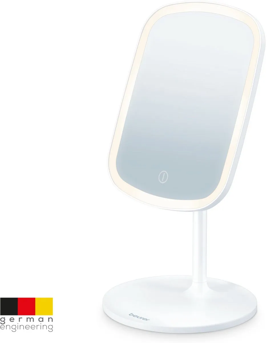 Beurer BS 47 Make-up Spiegel - 15x21cm - Oplaadbaar - Wit