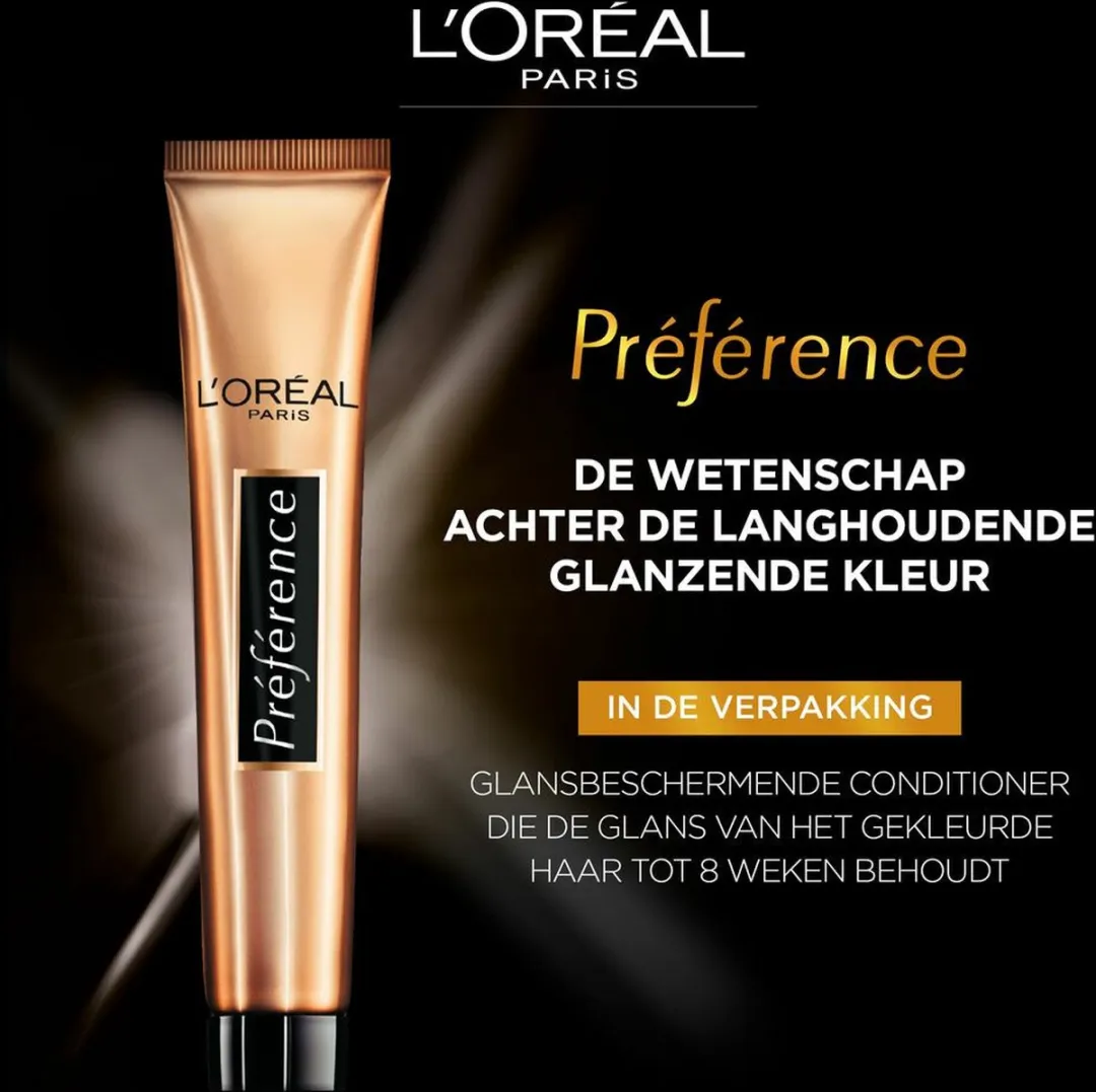 L'Oréal Paris Préférence 5.21 Koel Lichtbruin Haarkleuring - 6 Stuks