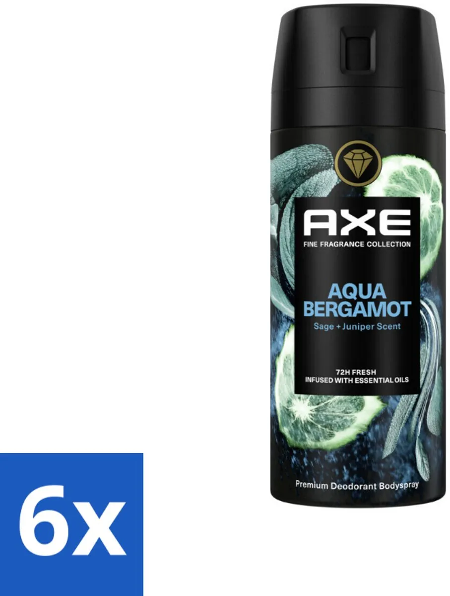 Axe Deodorant Bodyspray Aqua Bergamot 150ml