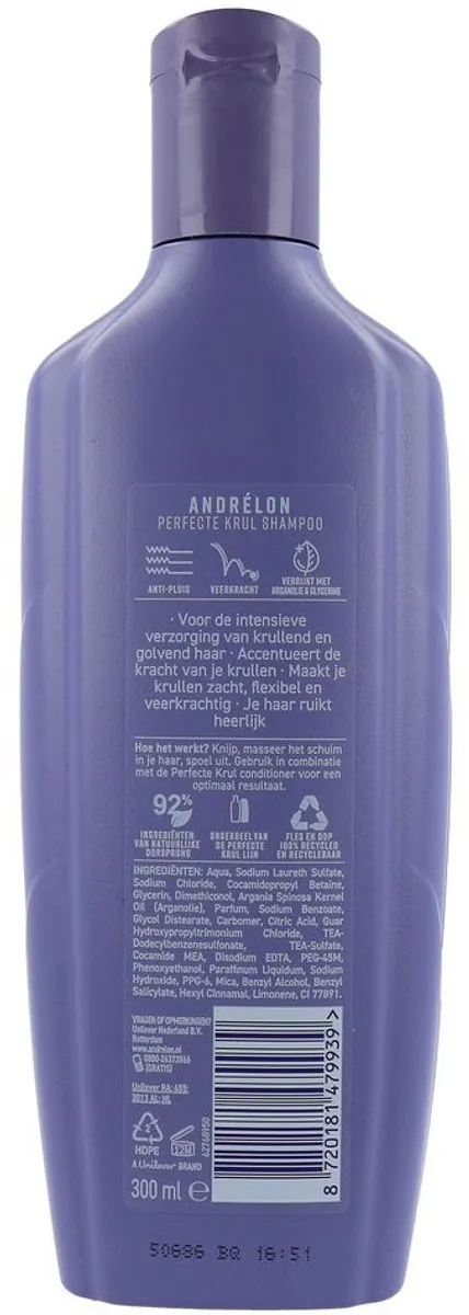 Andrélon Perfecte Krul Shampoo 300ml