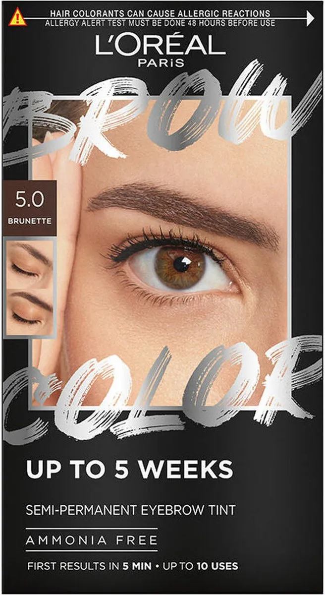 L'Oréal Paris Wenkbrauwtint Nº 5.0 Brunette