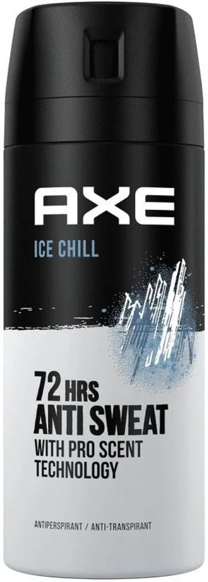 Axe Deo Spray Ice Chill Dry 450ml - 3 Stuks