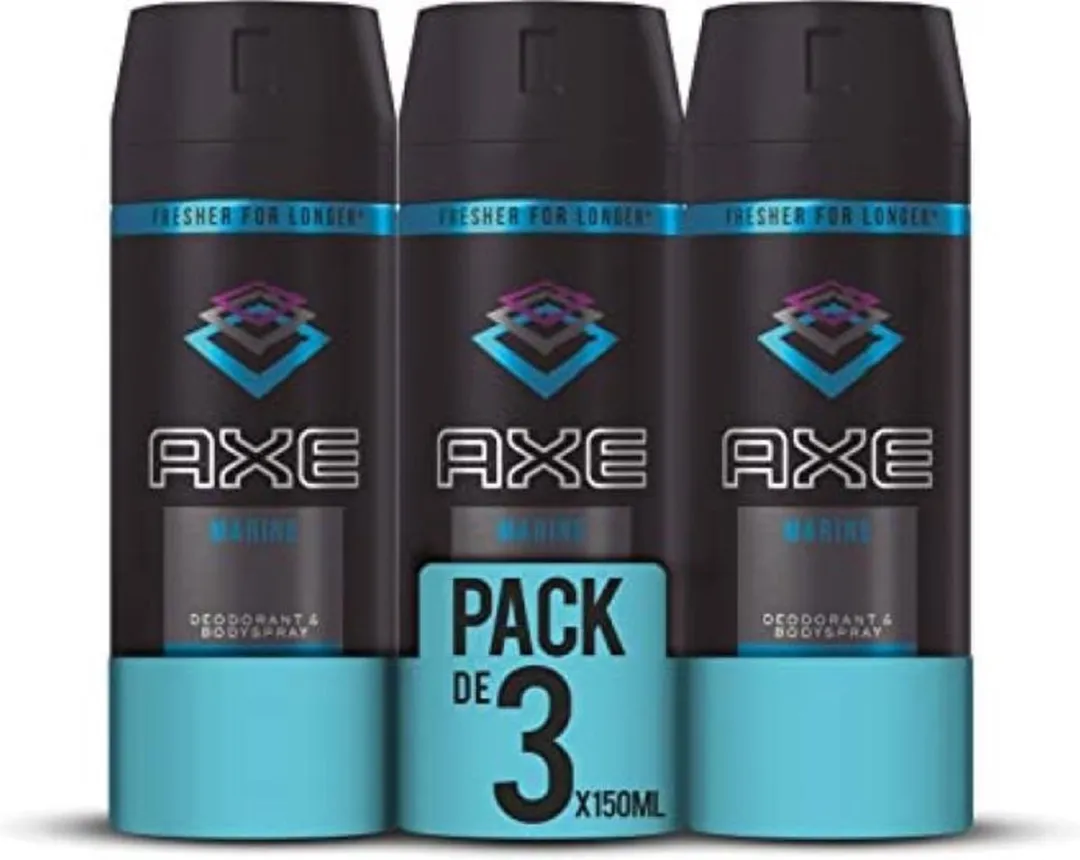 Axe Marine Deodorant Spray - 3 x 150ml