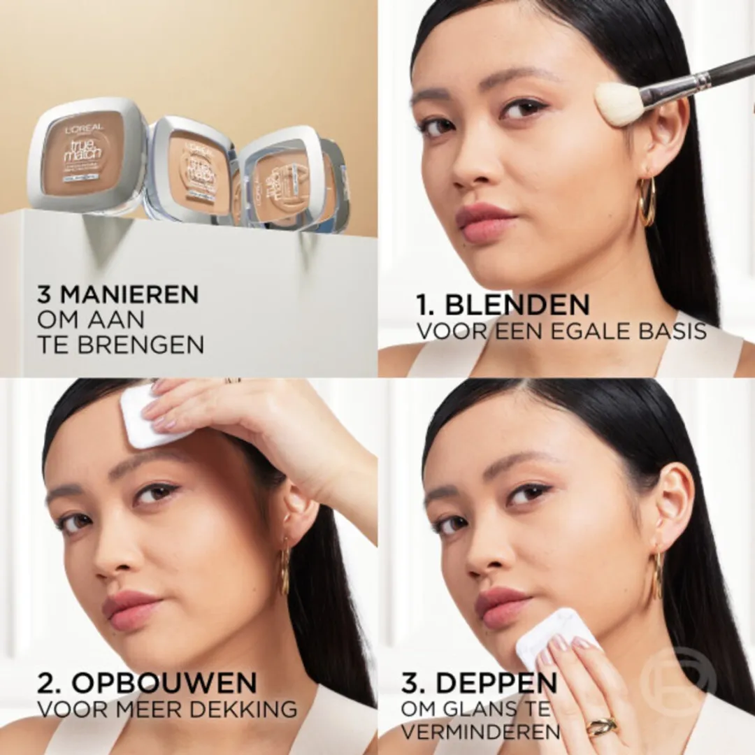L'Oréal Paris True Match Poeder W7 Cinnamon - 27g (3x9g)