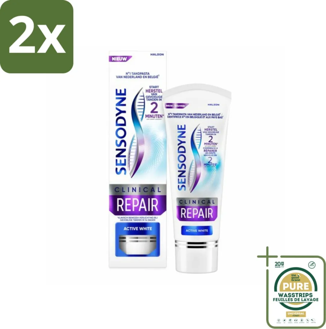 Sensodyne Clinical Repair Active White Tandpasta 150ml