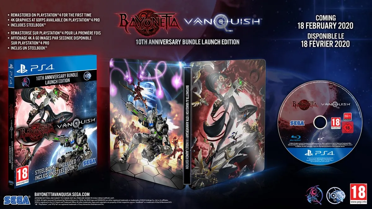 Sega Bayonetta & Vanquish Double Pack - PS4