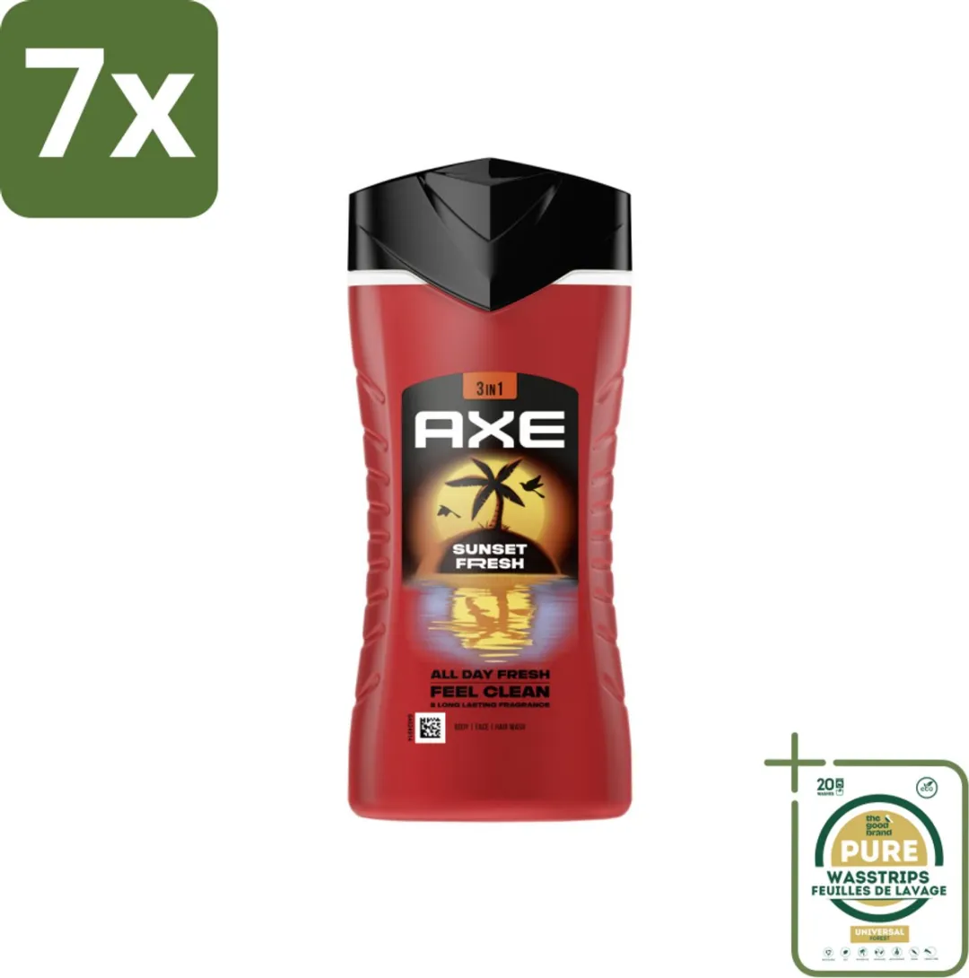 Axe Sunset Fresh 3-in-1 Douchegel 1750ml - 7 Stuks