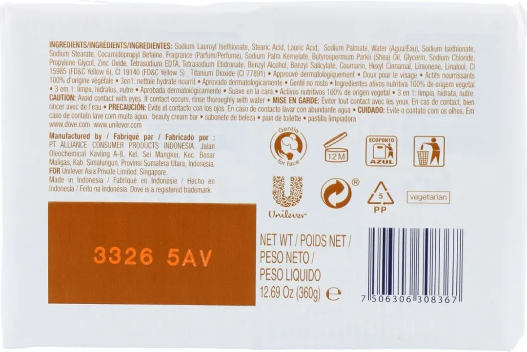 Dove Shea Butter Zeep - 4x90g