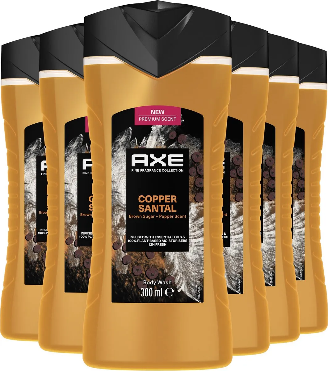 Axe Fine Fragrance Collection Copper Santal Douchegel - 20 Stuks