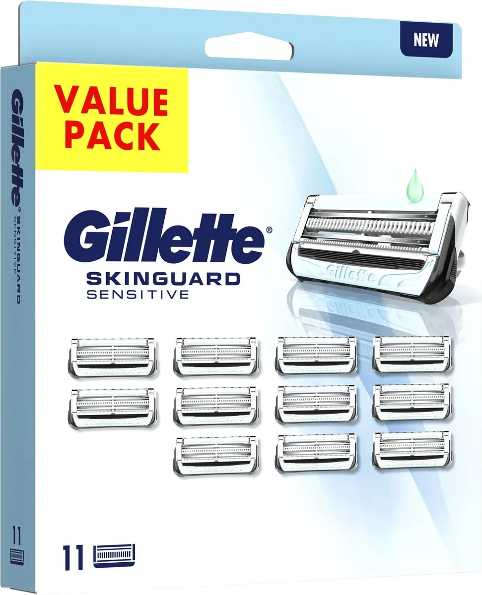 Gillette SkinGuard Sensitive Navulmesjes - 11 Stuks - afbeelding 6 van 6