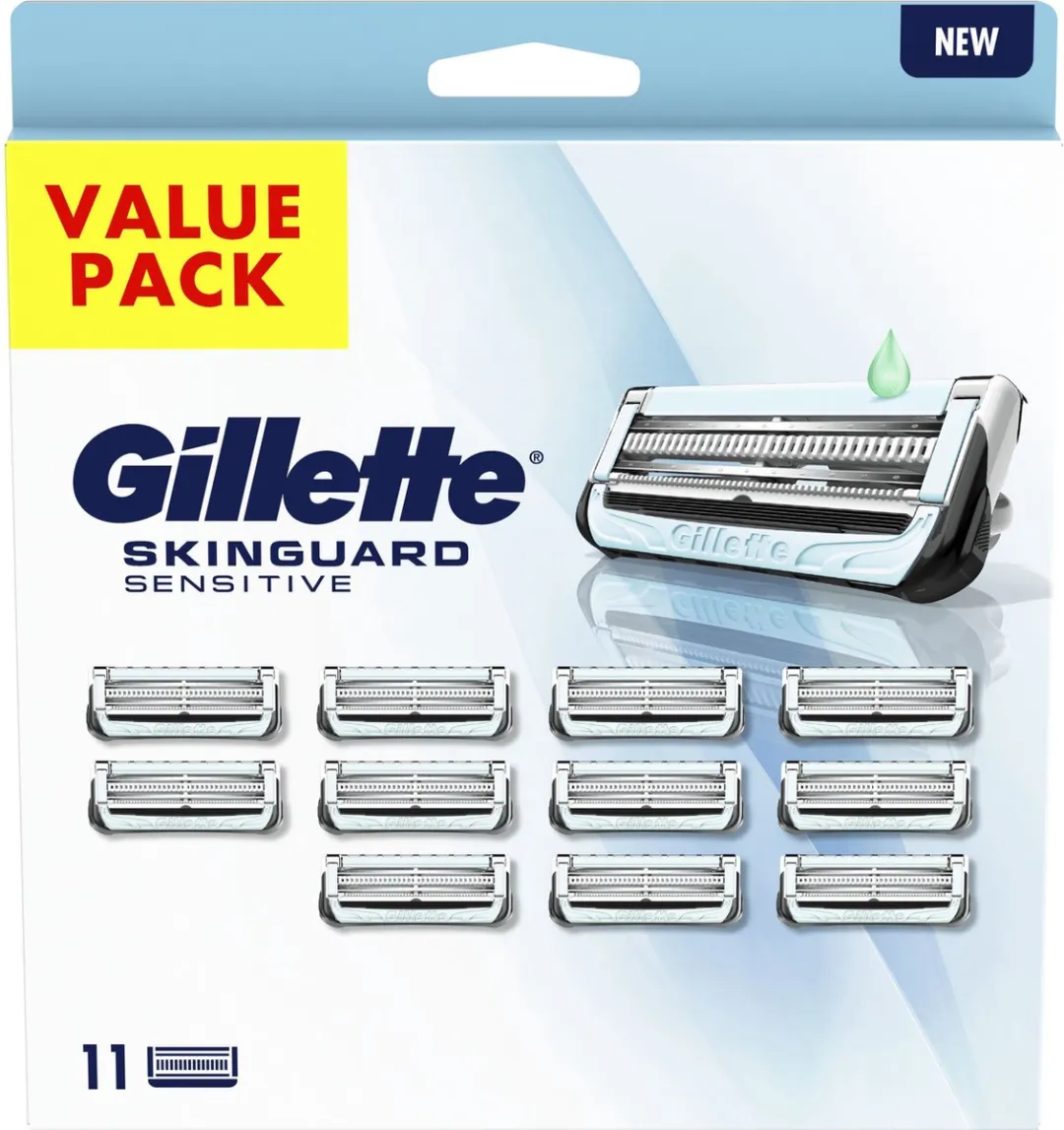 Gillette SkinGuard Sensitive Navulmesjes - 11 Stuks