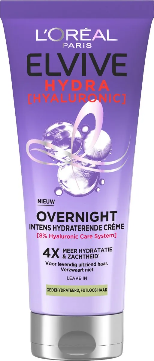 L'Oréal Paris Elvive Hydra Hyaluronic Overnight Cream 200ml