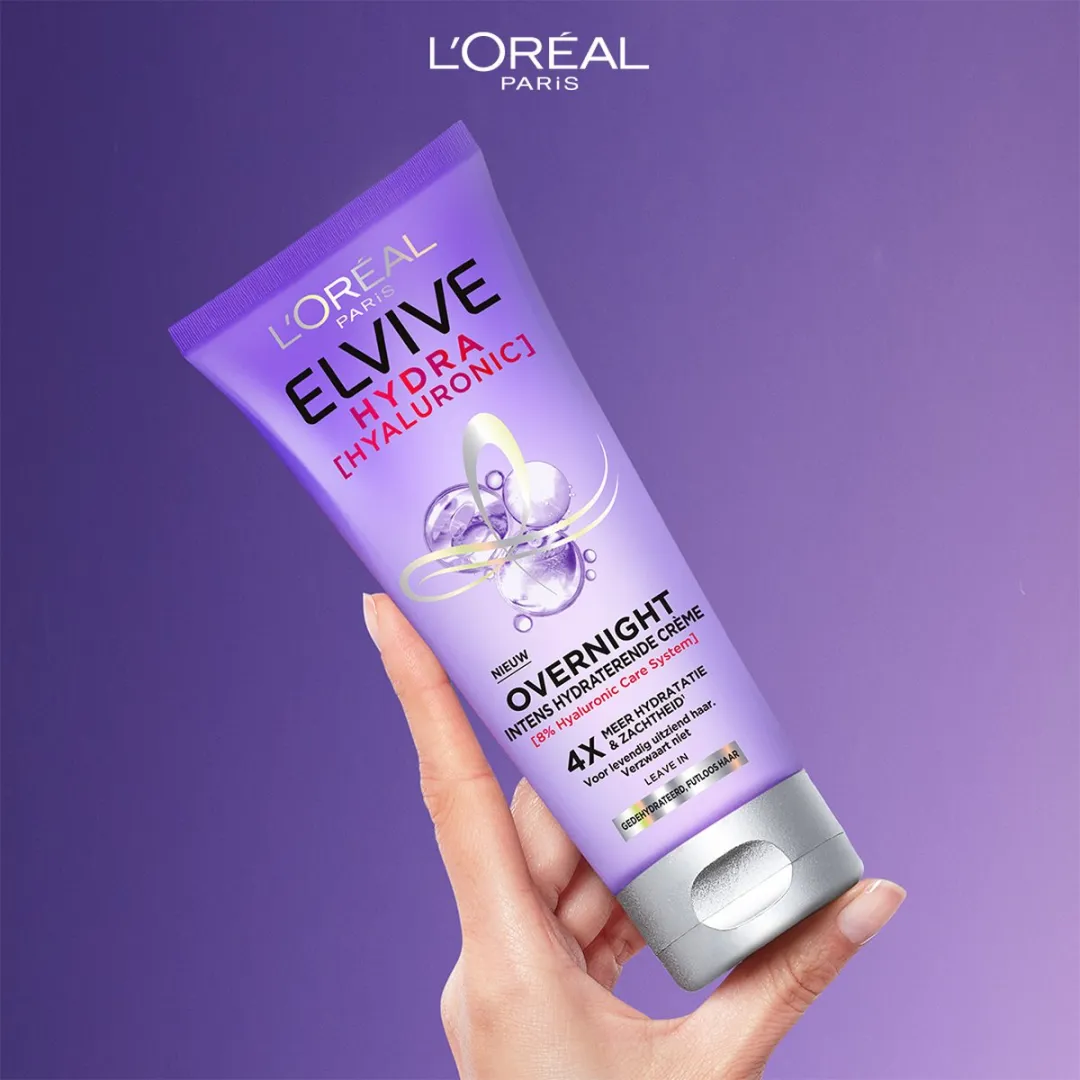 L'Oréal Paris Elvive Hydra Hyaluronic Overnight Cream 200ml