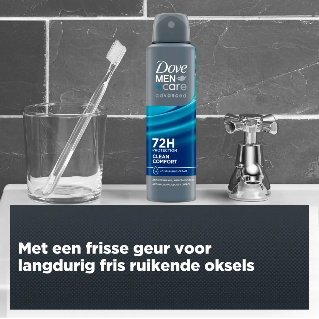 Dove Men+Care Clean Comfort 150ml - 12 Stuks
