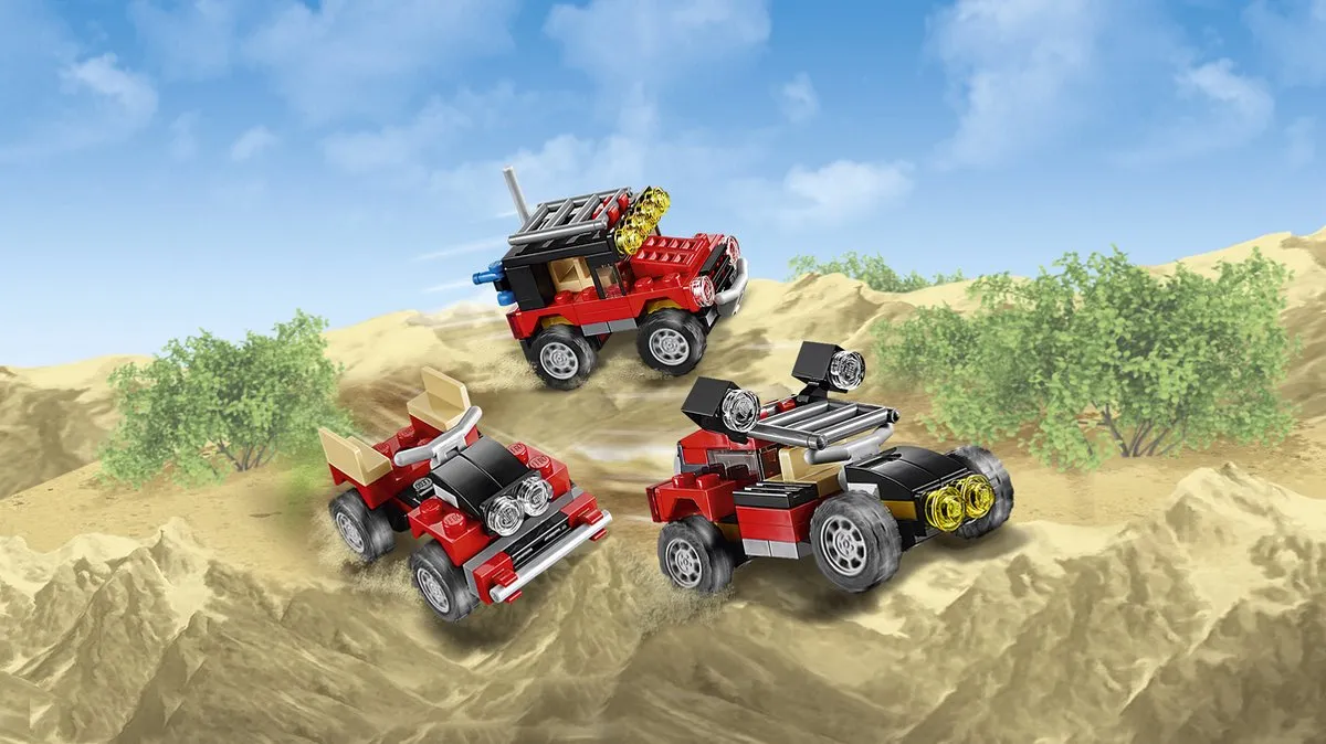 LEGO Creator Woestijnracers 31040 - 65 Stenen - Multicolor