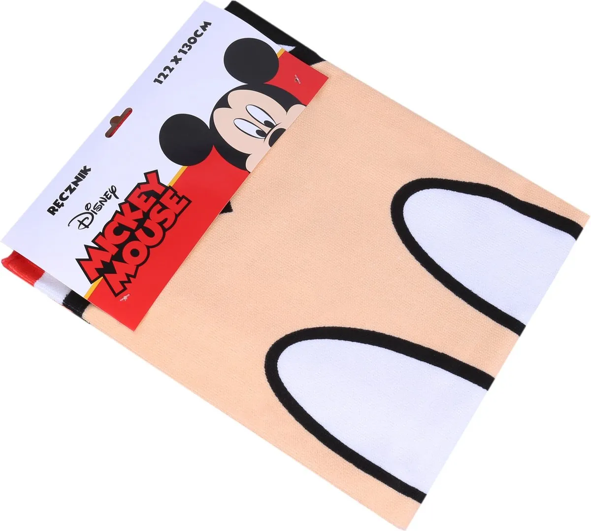 Disney Mickey Mouse Strandlaken 122x130cm - afbeelding 3 van 3