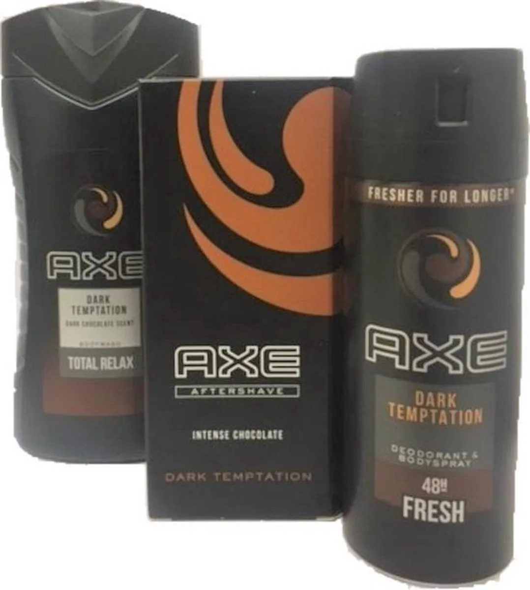 Axe Dark Temptation Geschenkset - 400ml (3 Stuks)