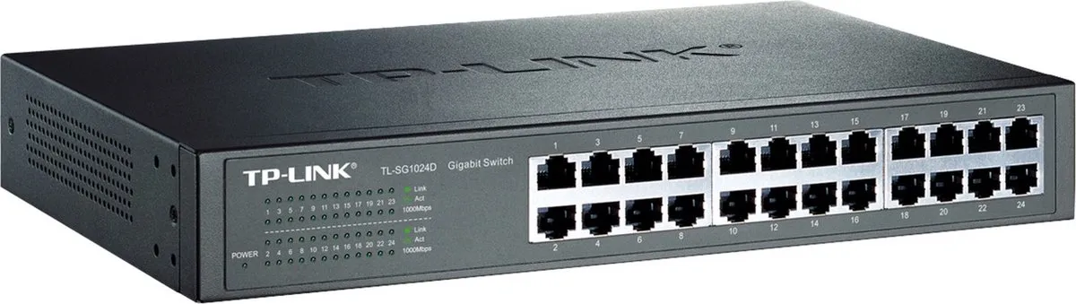 TP-Link TL-SG1024D 24-Poorts Switch - Grijs - afbeelding 6 van 6