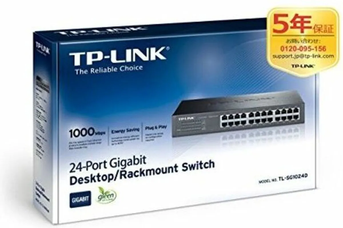 TP-Link TL-SG1024D 24-Poorts Switch - Grijs