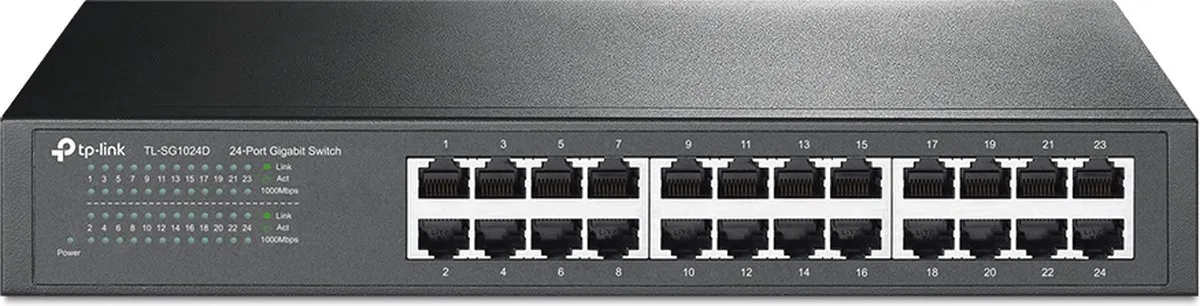 TP-Link TL-SG1024D 24-Poorts Switch - Grijs