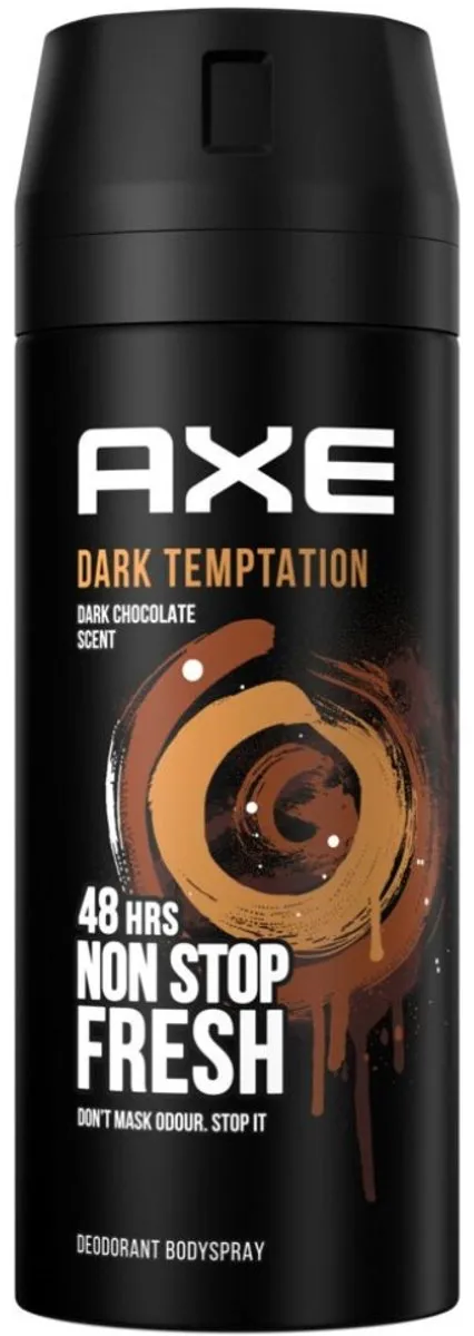 Axe Dark Temptation Bodyspray 450ml (3x150ml) - Chocolade/Rode Peper