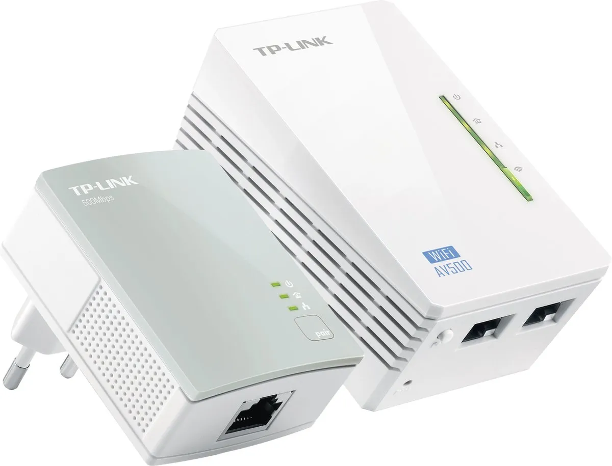 TP-Link TL-WPA4220 KIT Powerline Adapter - AV600 - 2 Stuks