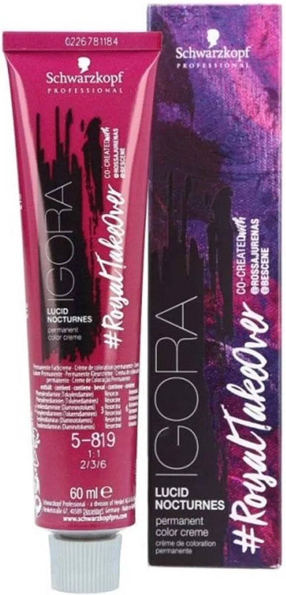 Schwarzkopf Igora #RoyalTakeOver Lucid Nocturnes 4-998 Medium Brown Violet 60ml