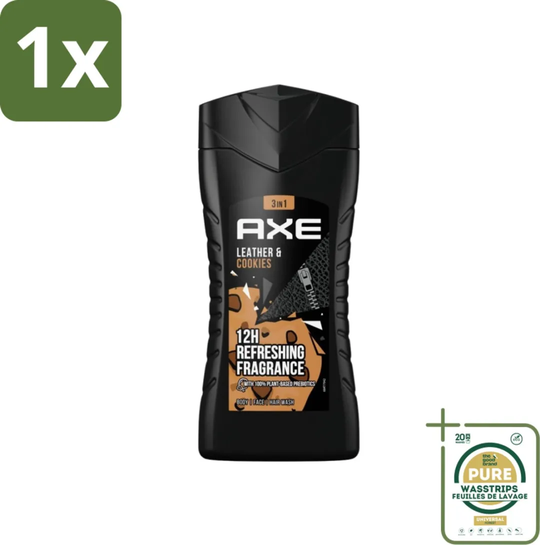 Axe Leather & Cookies 3-in-1 Douchegel 250ml