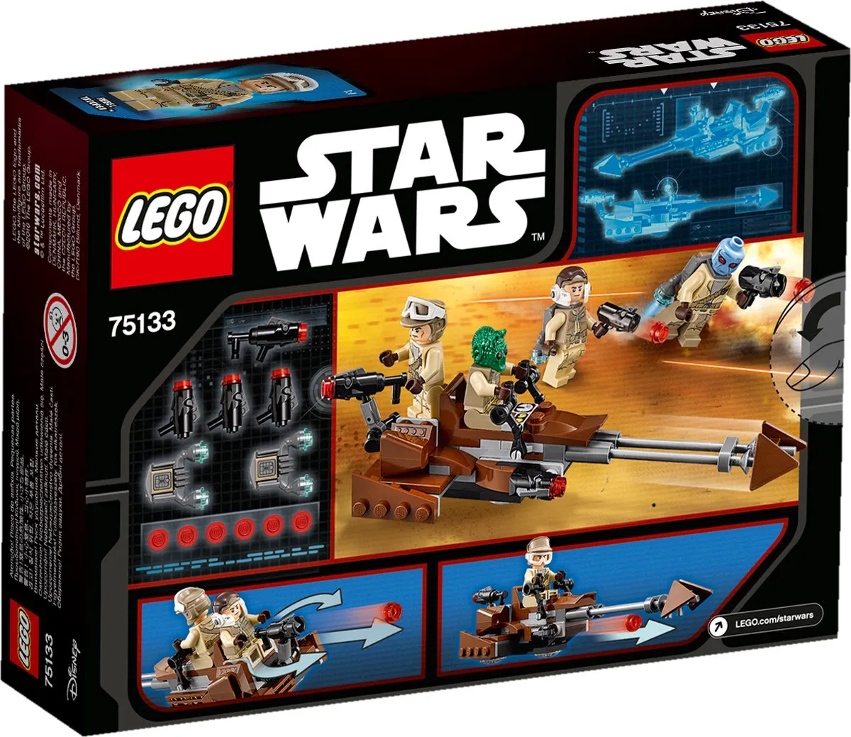 LEGO Star Wars Alliance 75133 Bouwset - 101 Stukken - 4 Minifiguren - Multicolor