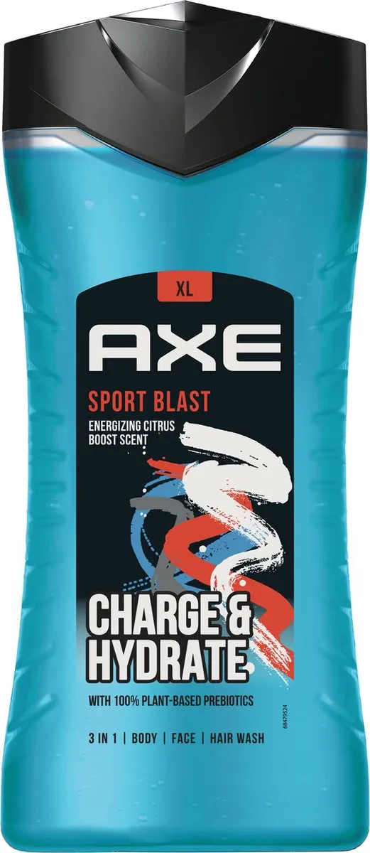 Axe Sport Blast Douchegel & Shampoo - 2400ml (6x400ml)