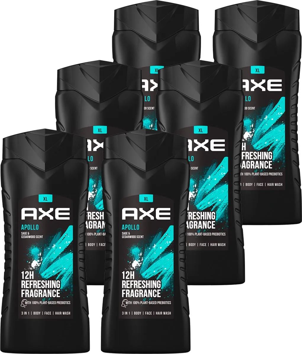 Axe Apollo 3-in-1 Douchegel Facewash Shampoo