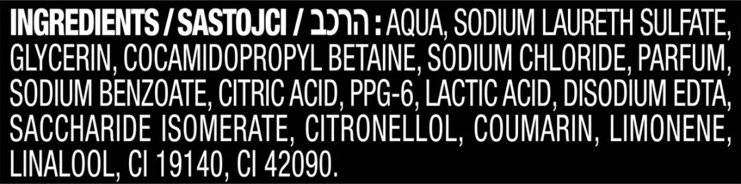 Axe Apollo 3-in-1 Douchegel Facewash Shampoo - 2400ml (6x400ml)