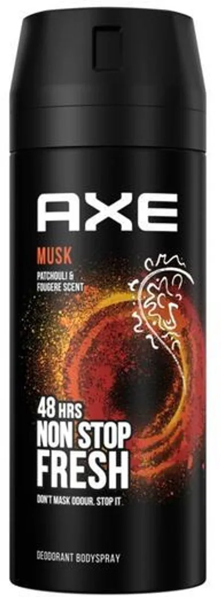 Axe Musk Deospray 450ml - 3 Stuks