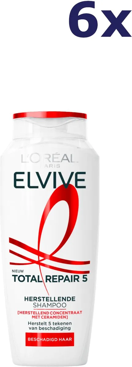 L'Oréal Paris Elvive Total Repair 5 Shampoo - 6x250ml
