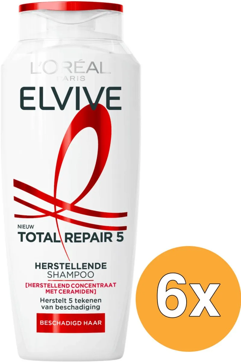 L'Oréal Paris Elvive Total Repair 5 Shampoo - 6x250ml