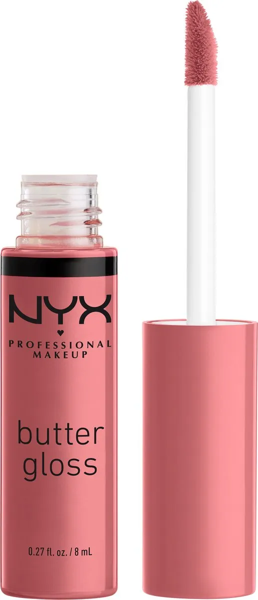 NYX Butter Lip Gloss Tiramisu - Roze Glanzend 6ml