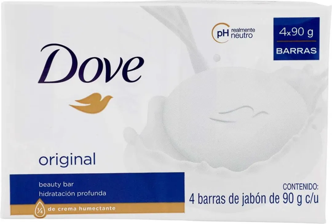 Dove Zeep Regular 360g - 4 Stuks