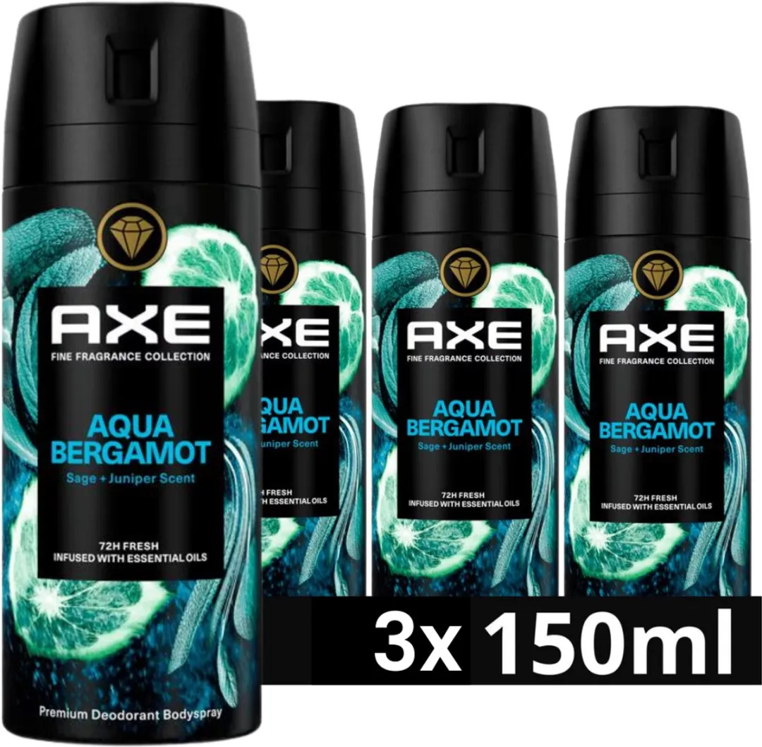 Axe Deodorant Spray Aqua Bergamot