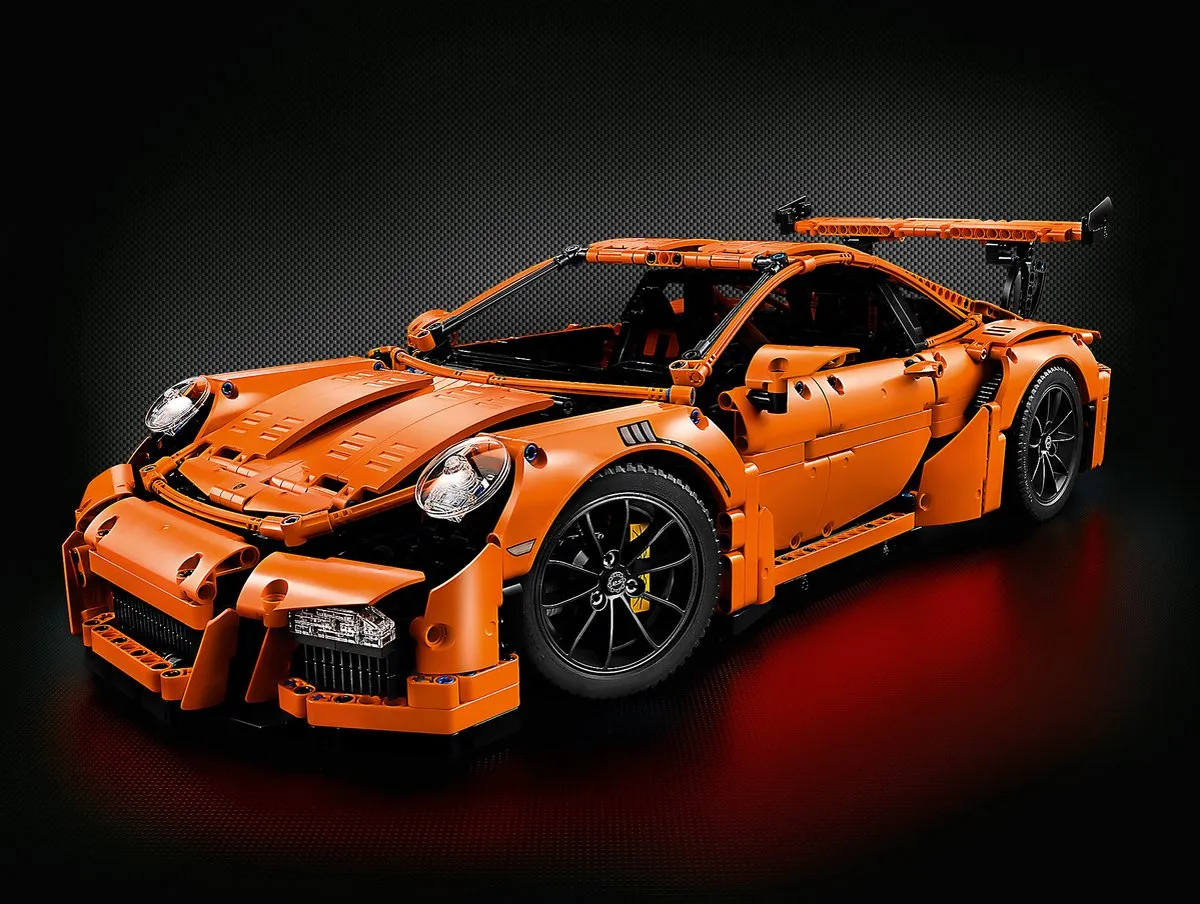 LEGO Technic Porsche 911 GT3 RS 42056 - 2704 Stukken - Oranje